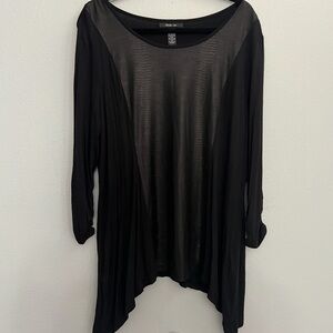 Black Long-sleeve Blouse by Style & Co